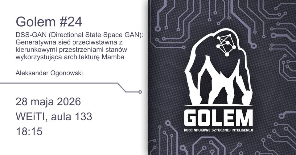 DSS-GAN (Directional State Space GAN) event photo